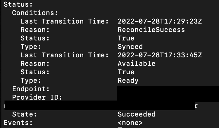 "AKS Status Successful"